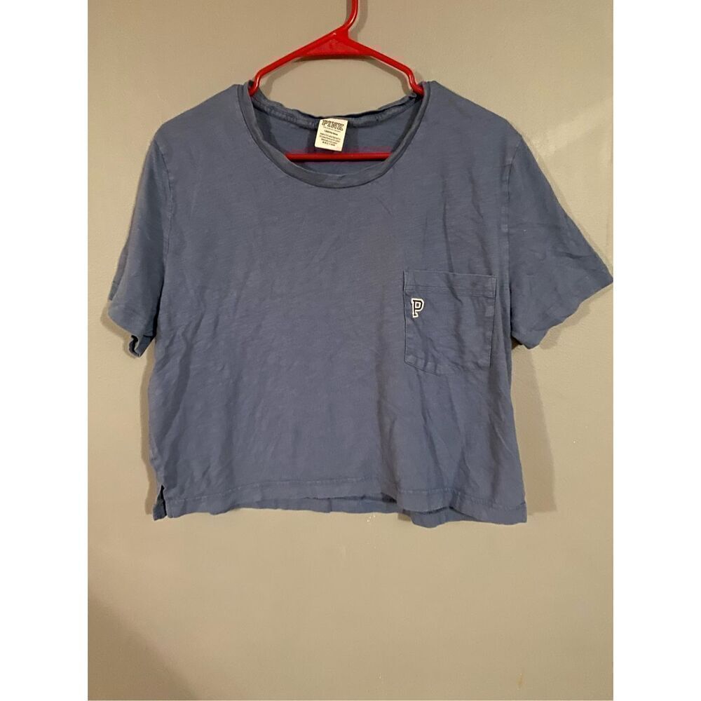 Pink Pocket Crop Top Size Large